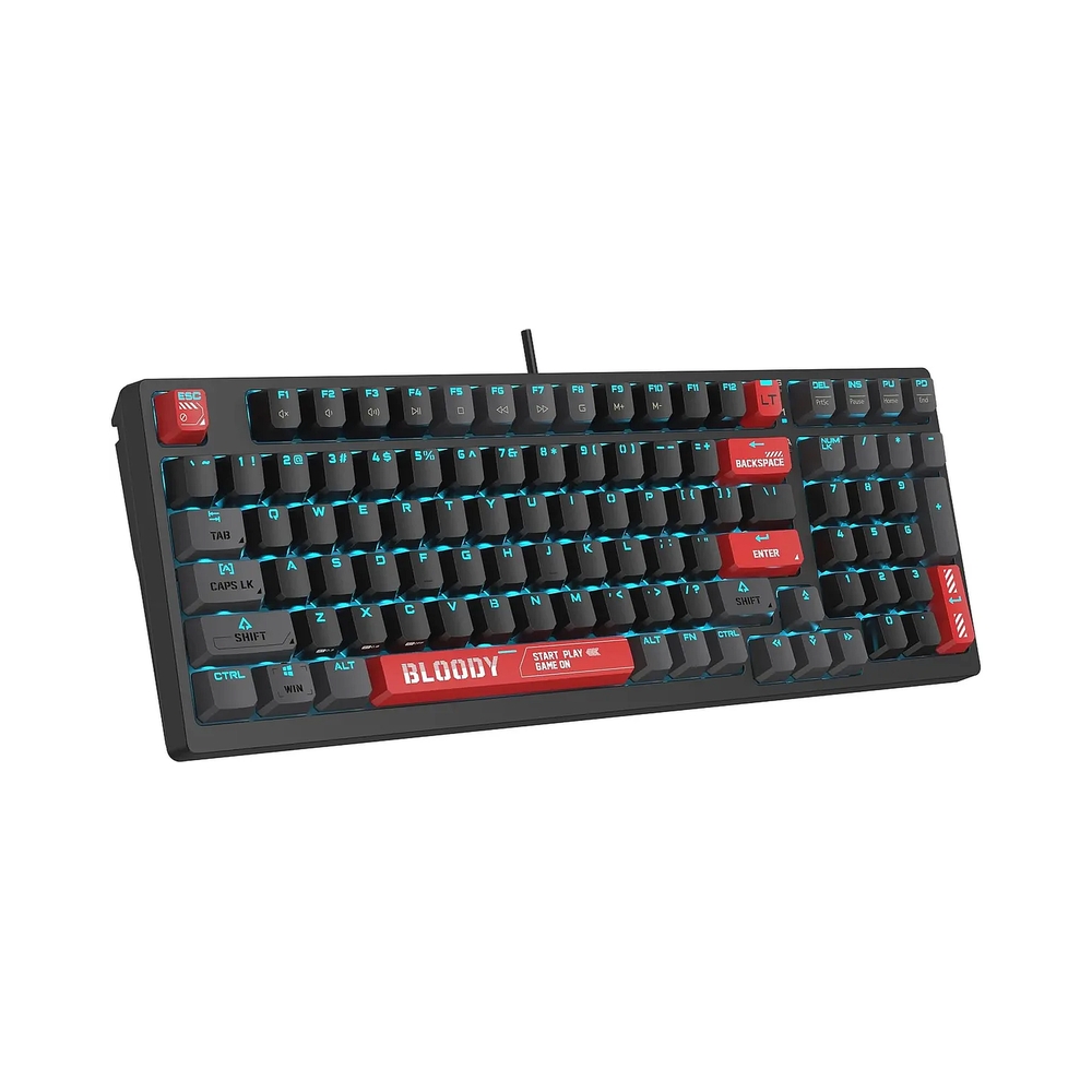 Клавиатура A4Tech Bloody AT98, черный/красный — KSKSHOP.RU