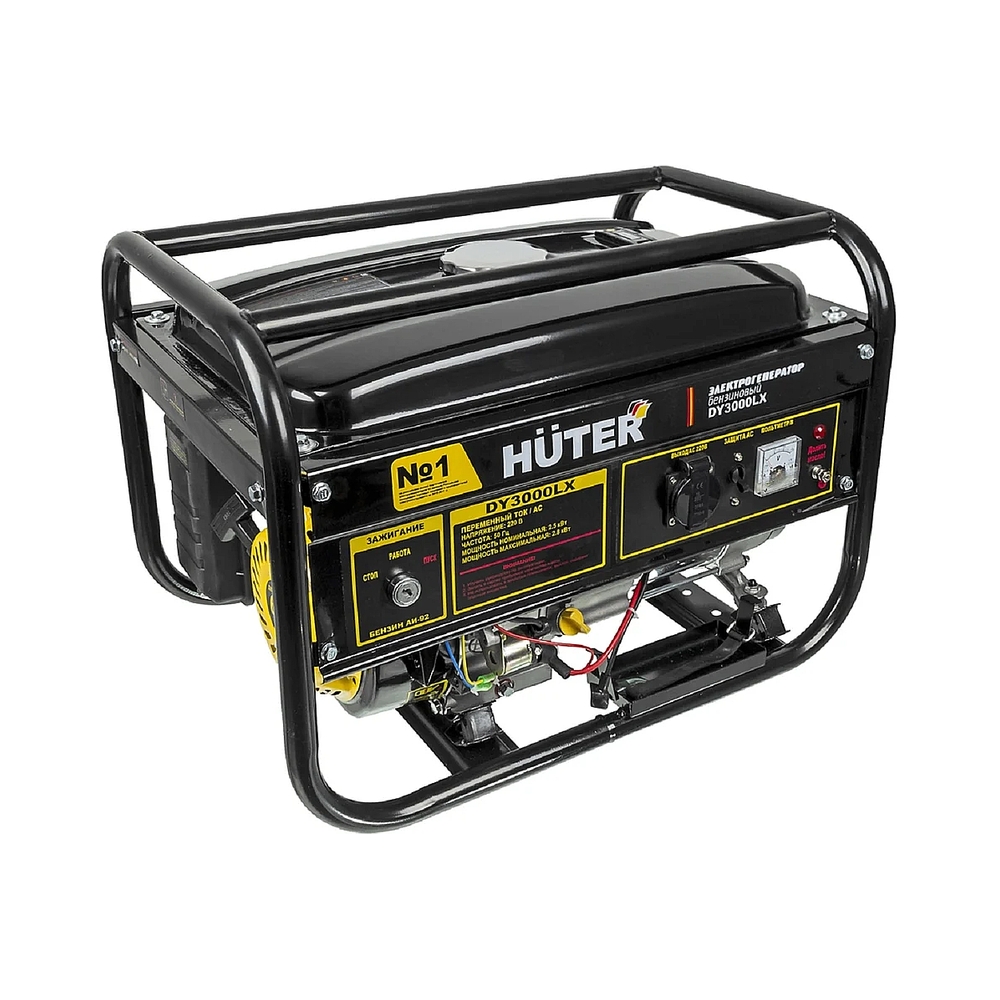 Электрогенератор бензиновый Huter DY3000LX, 2.7 кВт, 67 дБ, 45 кг — KSKSHOP.RU