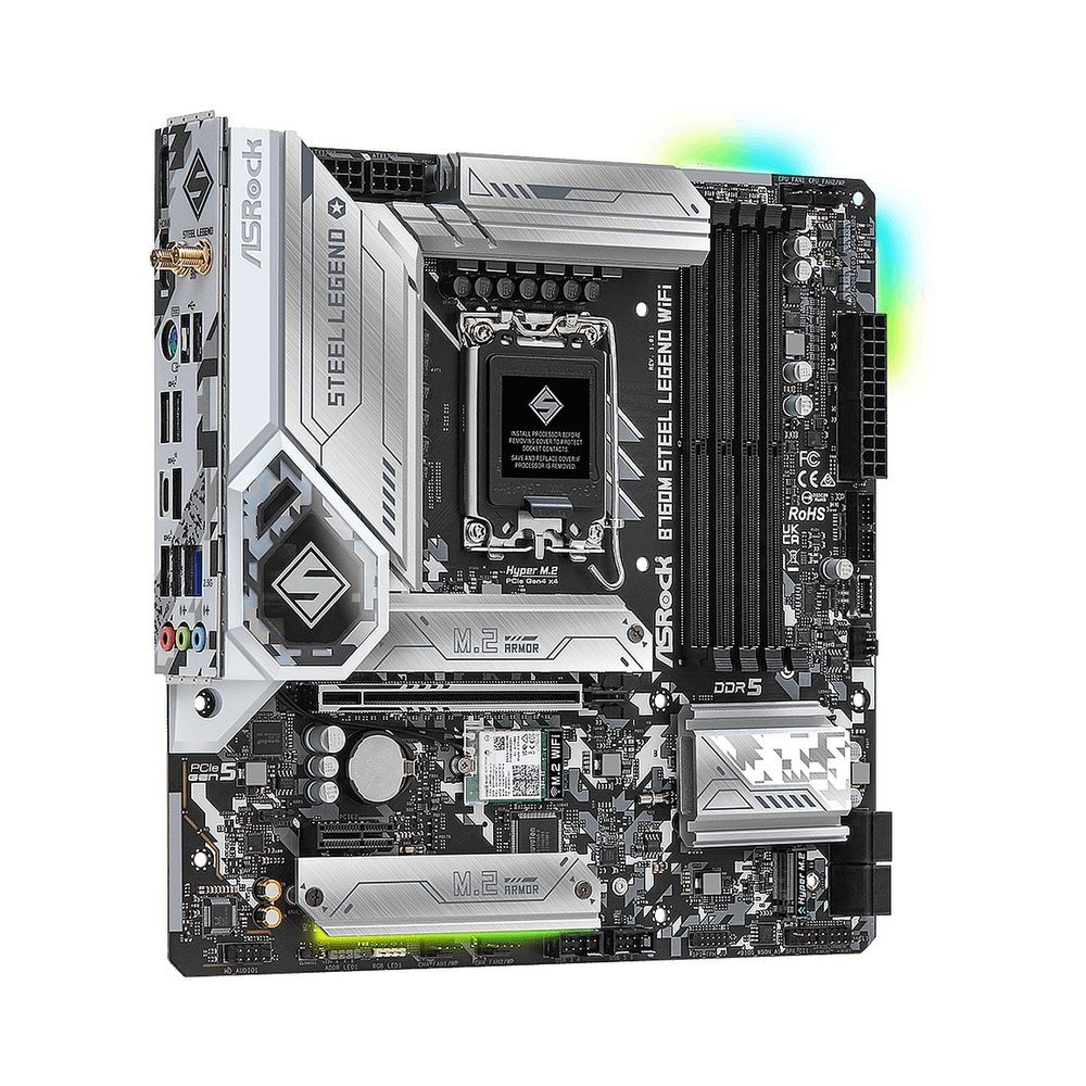 Материнская плата ASRock B760M STEEL LEGEND WIFI — KSKSHOP.RU