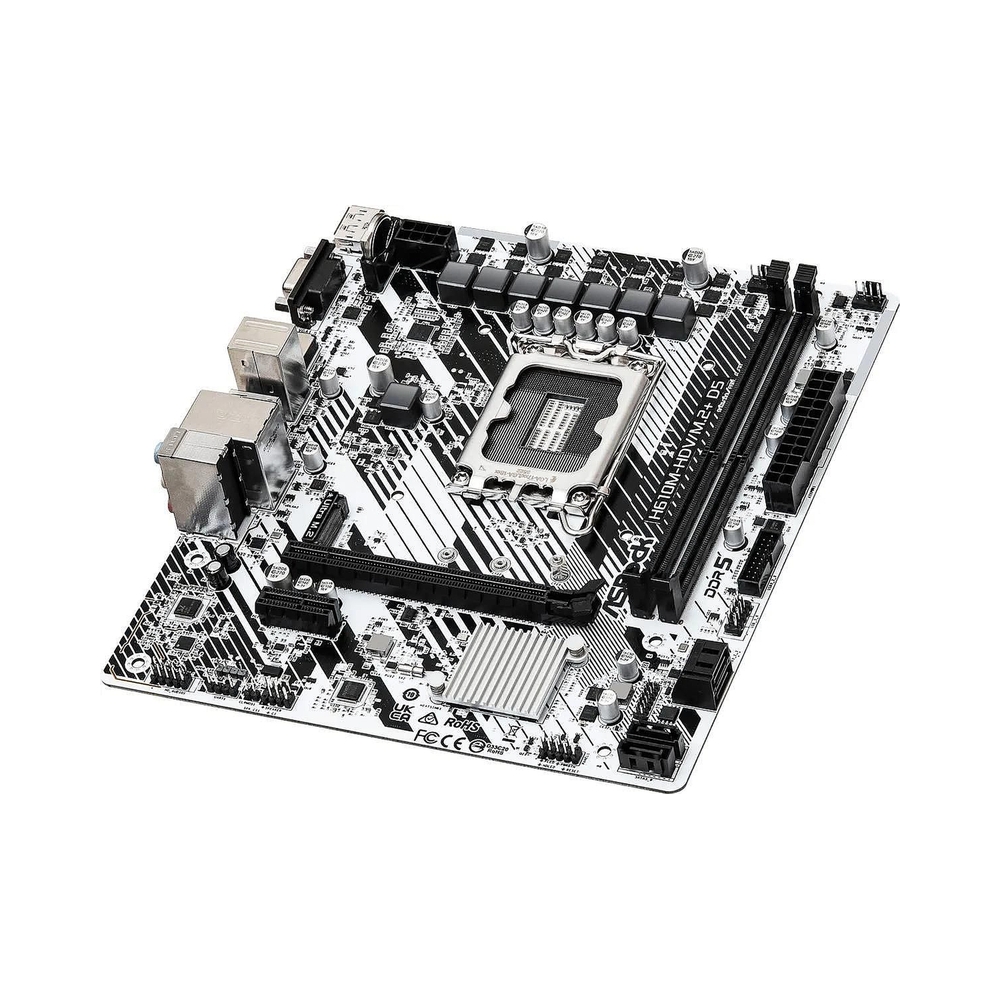 Материнская плата Asrock H610M-HDV/M.2+ D5 — KSKSHOP.RU