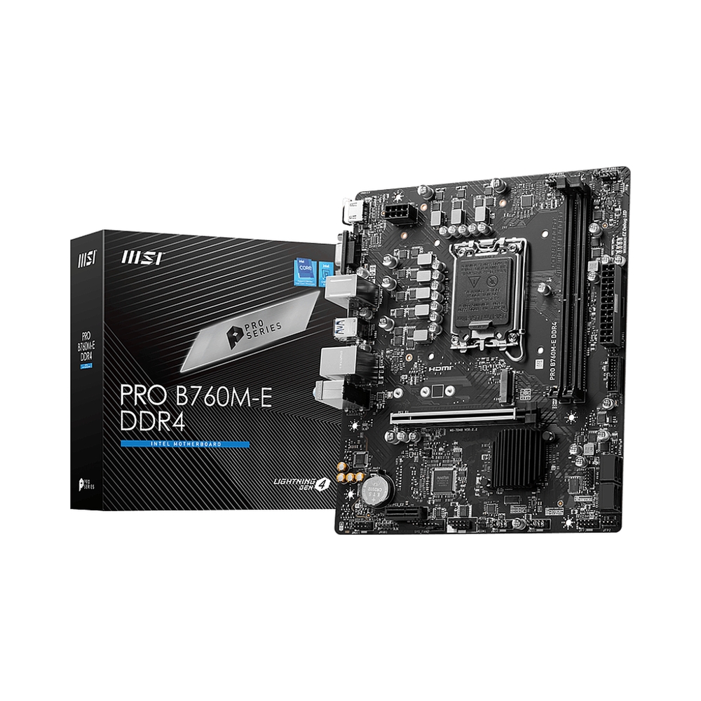 Материнская плата MSI PRO B760M-E DDR4 — KSKSHOP.RU