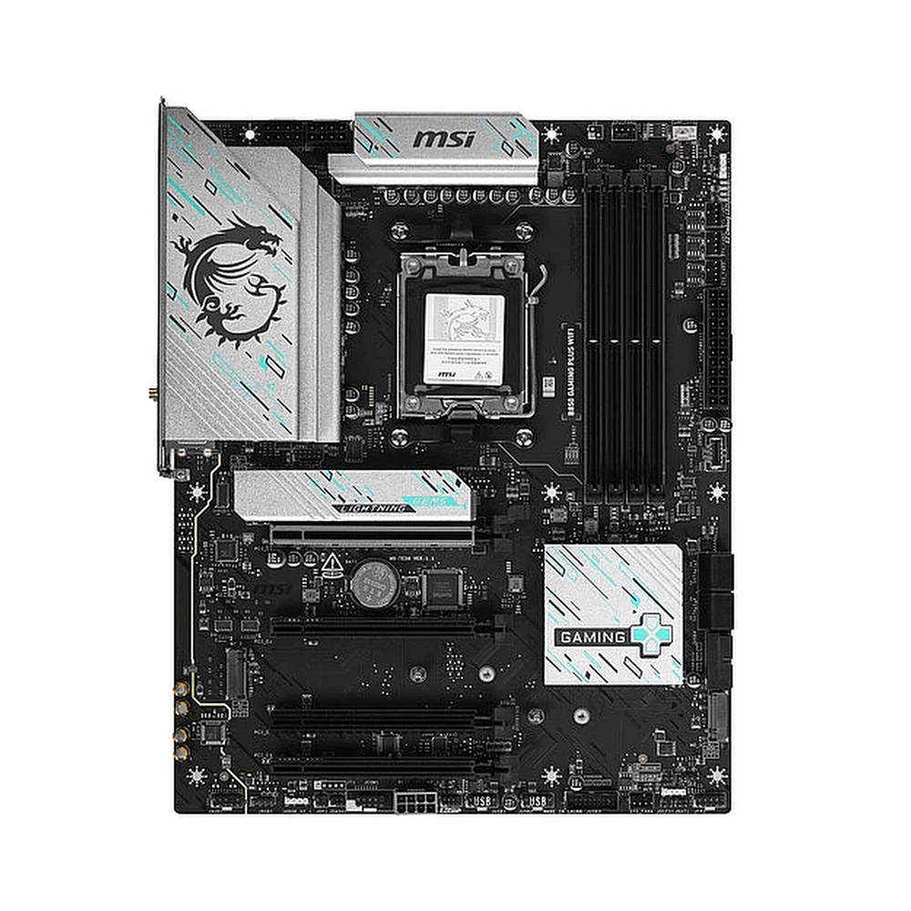 Материнская плата MSI B850 GAMING PLUS WIFI SocketAM5 AMD B850 4xDDR5 ATX AC`97 8ch(7.1) 5Gigabit RAID+DP — KSKSHOP.RU