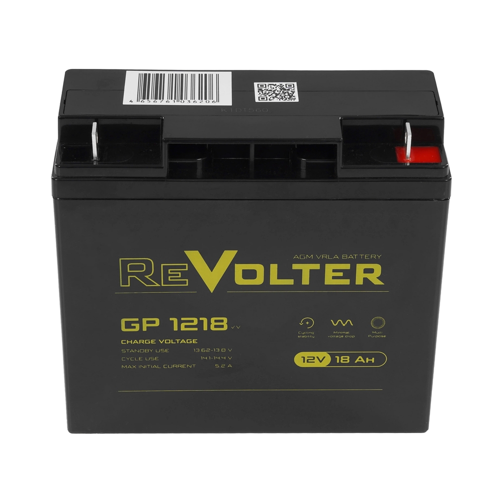 Аккумуляторная батарея ReVolter GP 1218 (12V / 18Ah) — KSKSHOP.RU