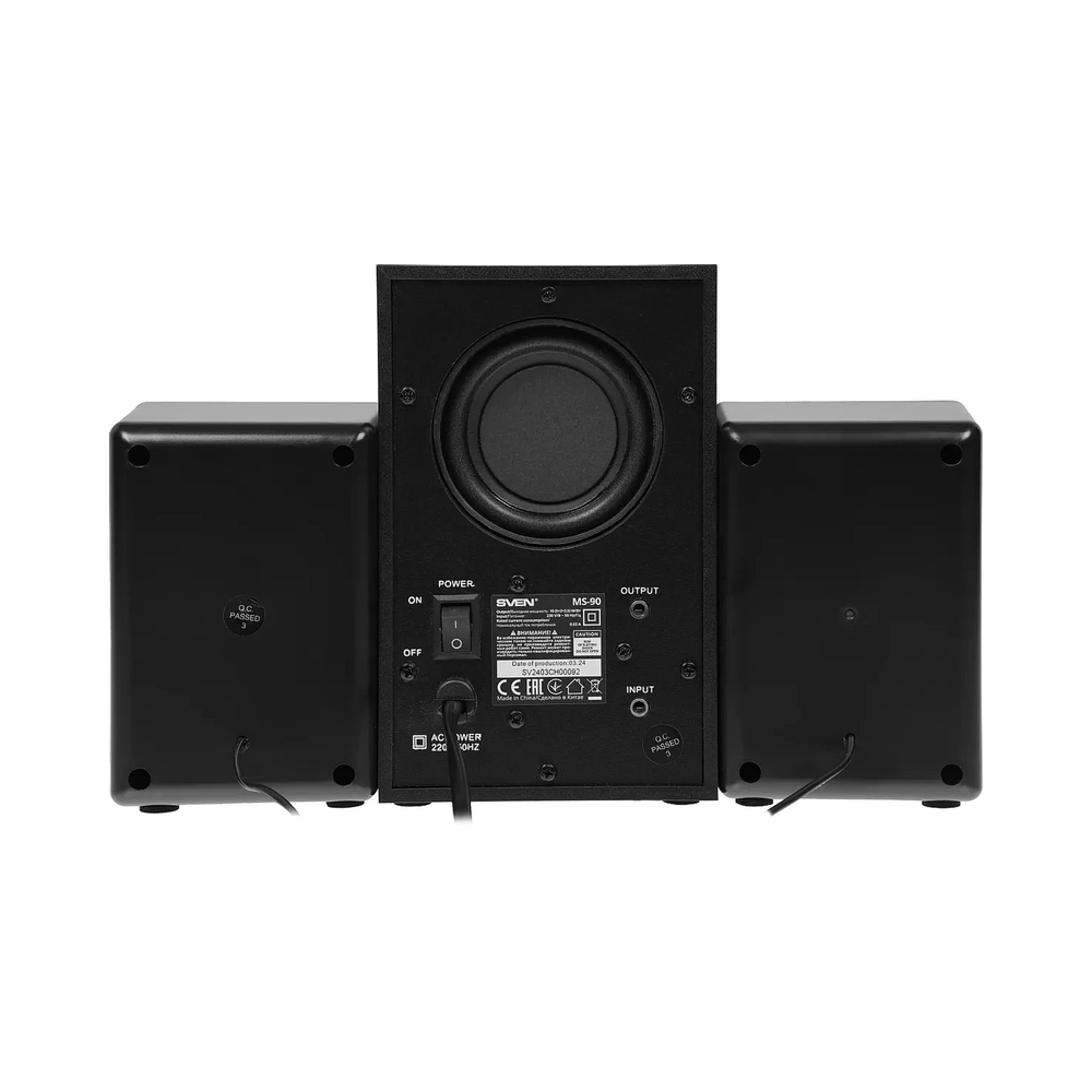 Колонки SVEN MS-90, черный — KSKSHOP.RU