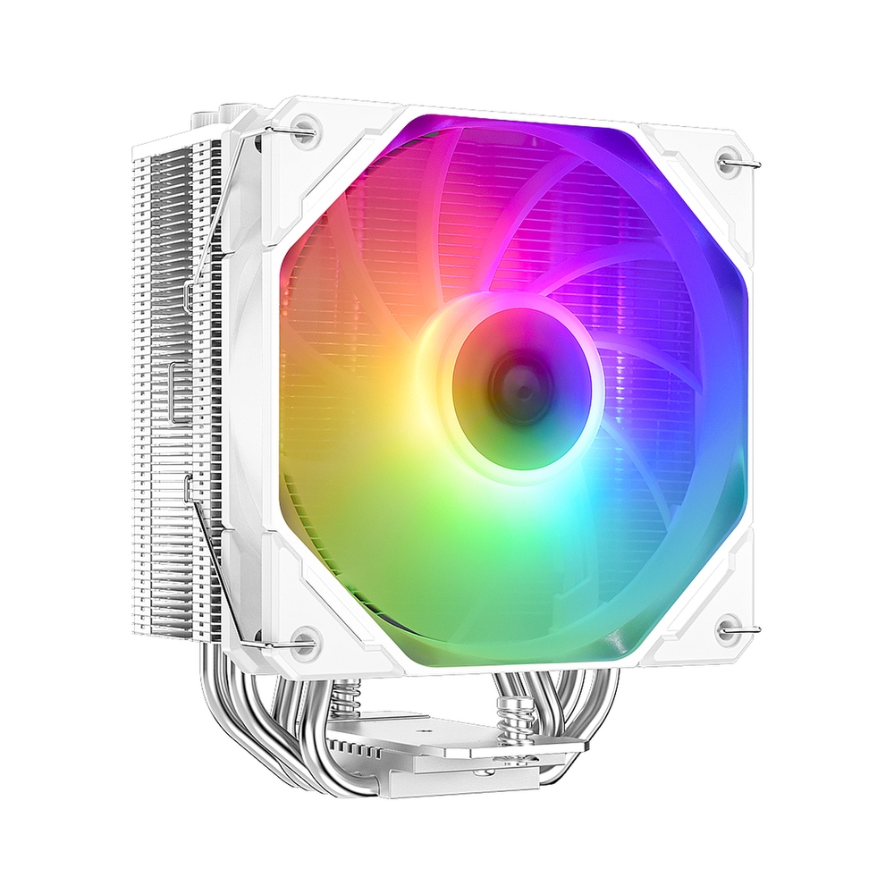 Кулер для процессора ID-COOLING SE-224-XTS ARGB, белый — KSKSHOP.RU