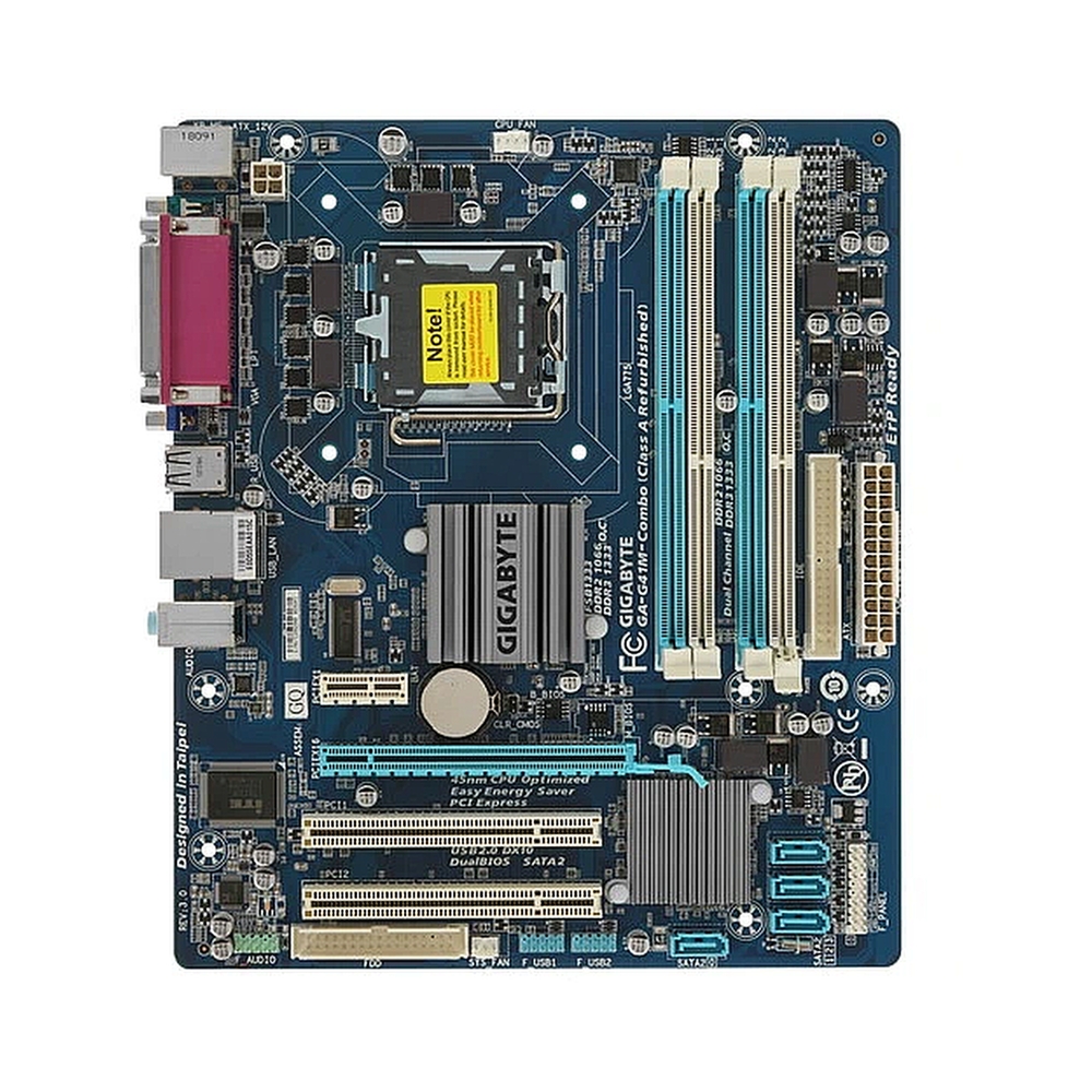 Материнская плата Gigabyte GA-G41M-COMBO-GQ Glan — KSKSHOP.RU