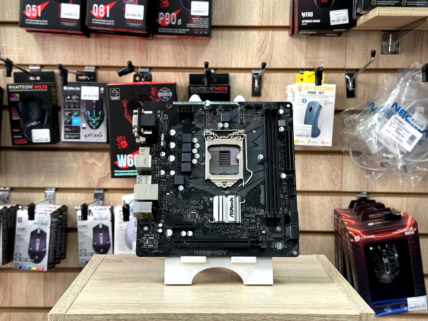 [Б/У] Материнская плата ASRock H410M-HDV | LGA1200 — KSKSHOP.RU