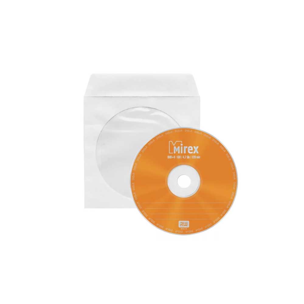 Диск DVD+R Mirex 4.7 Gb, 16x, Бум.конверт (1), (1/600) — KSKSHOP.RU