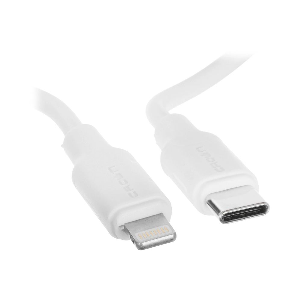 Кабель Crown Lightning - USB Type-C, белый — KSKSHOP.RU