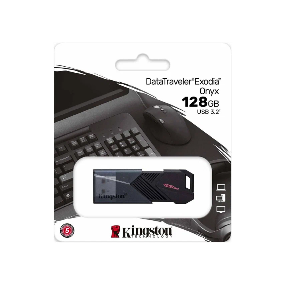 Флеш Диск Kingston 128Gb Onyx DTXON USB3.2 черный — KSKSHOP.RU