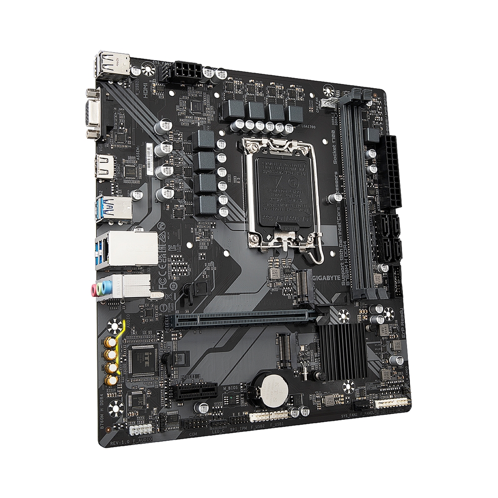 Материнская плата Gigabyte B760M H DDR4 — KSKSHOP.RU
