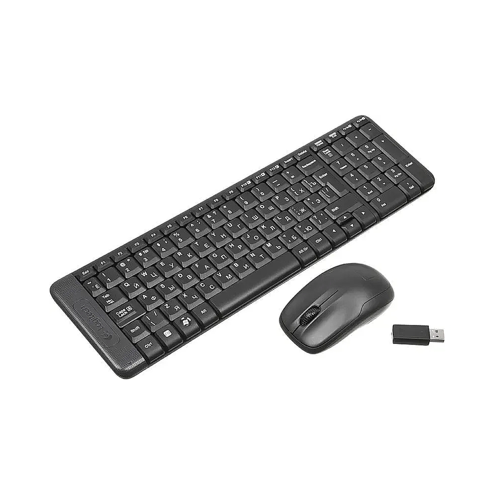 Клавиатура+мышь беспроводные Logitech MK220, черный — KSKSHOP.RU