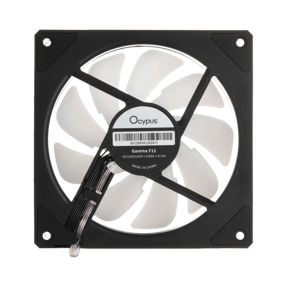Вентилятор Ocypus Gamma F12 ARGB [Gamma-F12-BK1AM00X-GL], черный — KSKSHOP.RU