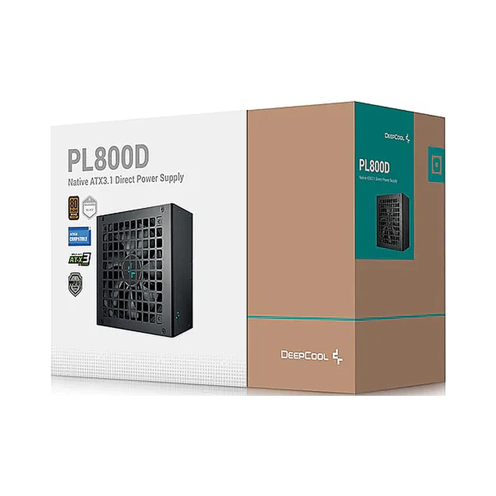 картинка Блоки питания Deepcool PL800D [R-PL800D-FC0B-WDEU-V2] 800W от магазина Одежда+
