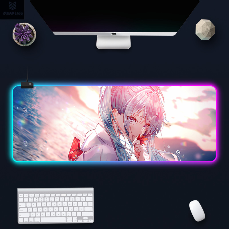 Коврик RGB Hatsune Miku №7 (300x800x4) — KSKSHOP.RU