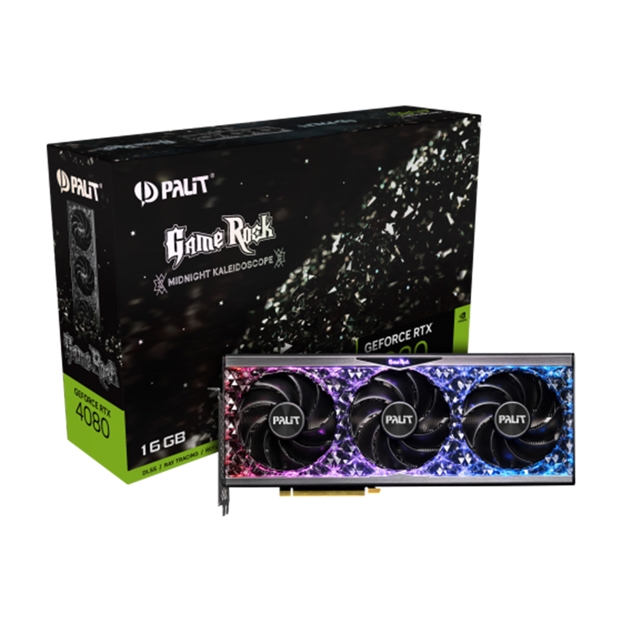 Видеокарта Palit GeForce RTX 4080 GameRock OC [NED4080S19T2-1030G] — KSKSHOP.RU
