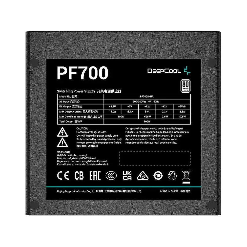 картинка Блок питания Deepcool / GamerStorm PF700 V2 [R-PF700D-HA0B-WDEU] 700W от магазина Одежда+