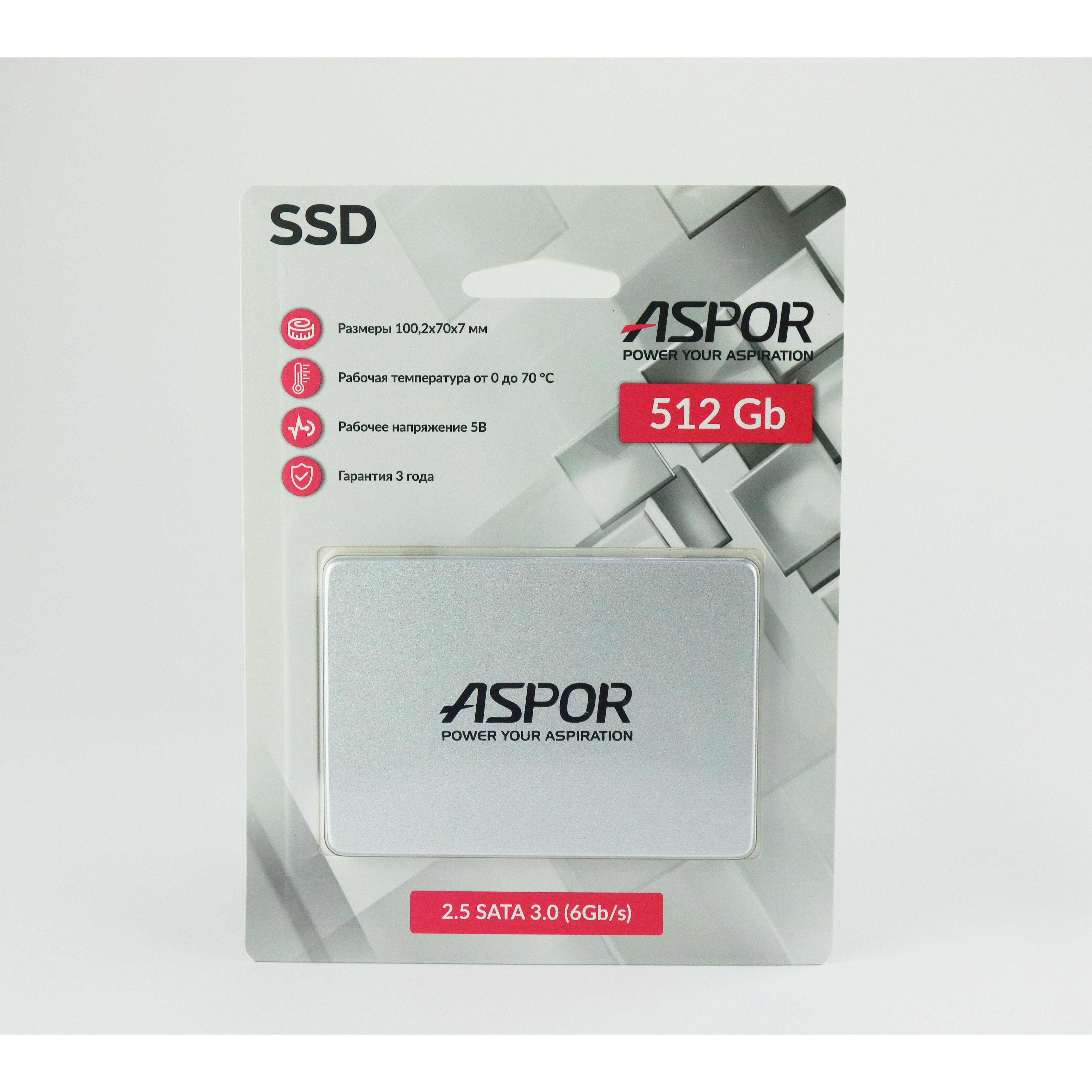 SSD 2.5" 128GB SATA3 Aspor TLC SM2259XT2 — KSKSHOP.RU