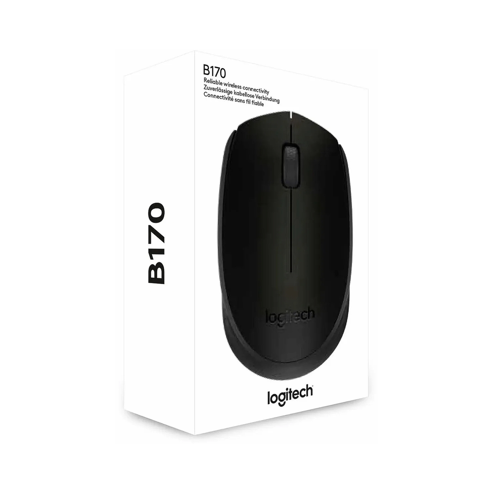 Мышь беспроводная Logitech B170, черная — KSKSHOP.RU