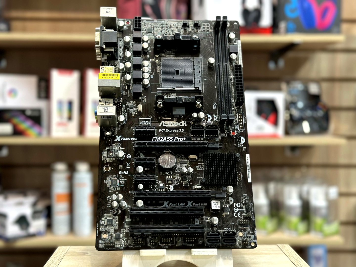 [Б/У] Материнская плата ASRock FM2A55 Pro+ | FM2+ — KSKSHOP.RU