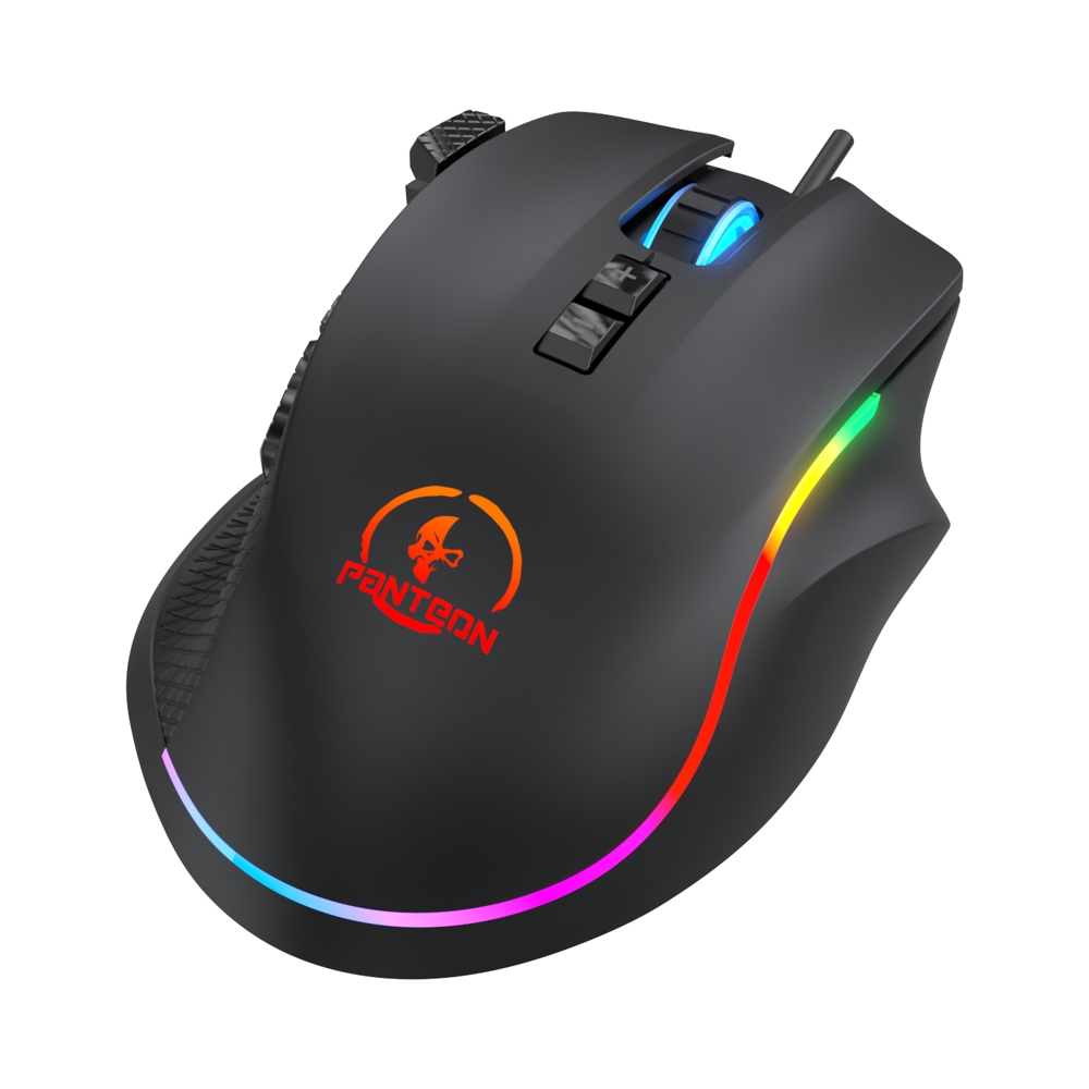 Игровая программируемая мышь с PANTEON MS87 Black (121) — KSKSHOP.RU