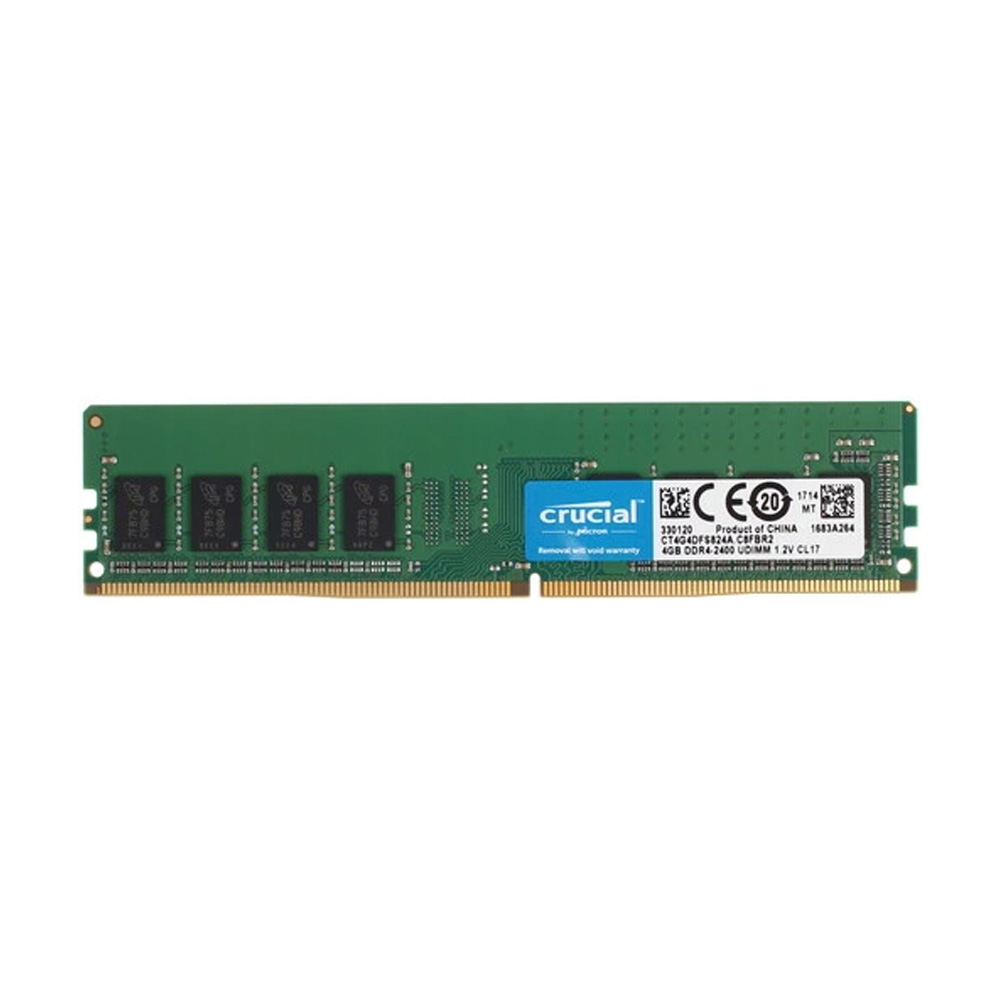 [Б/У] Оперативная память Crucial 4Gb DDR4 2400MHz [CT4G4DFS824A.M8FE] — KSKSHOP.RU