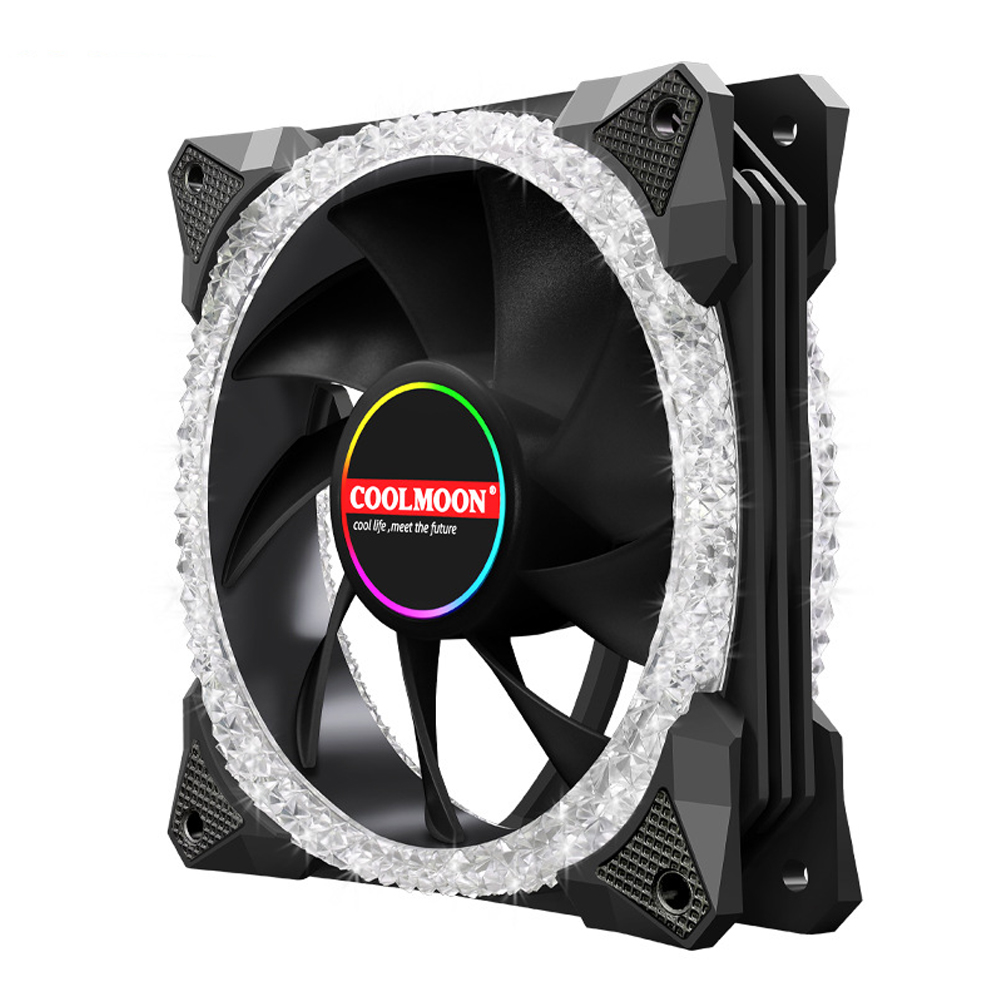 Кулер для пк CoolMoon Magic Diamond AS2 | White 120MM — KSKSHOP.RU