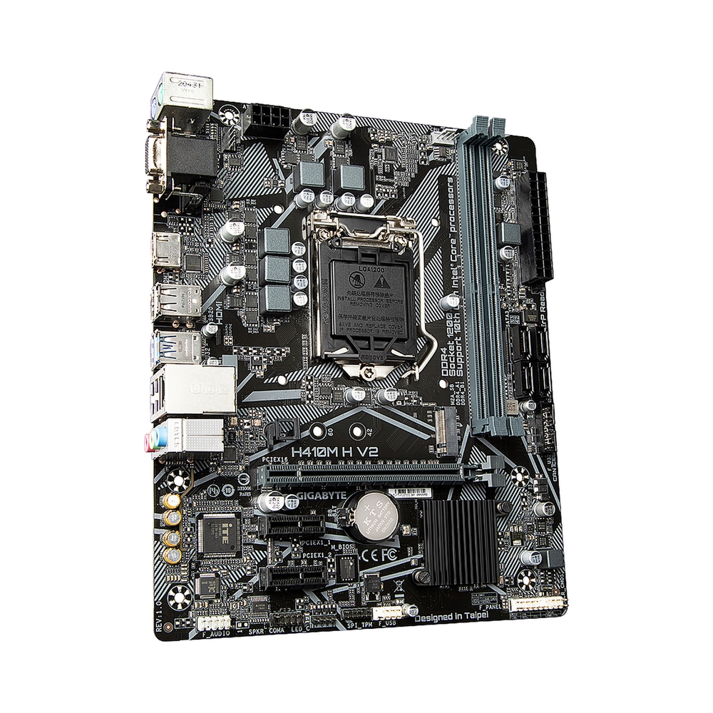 Материнская плата Gigabyte H410M H V2 — KSKSHOP.RU
