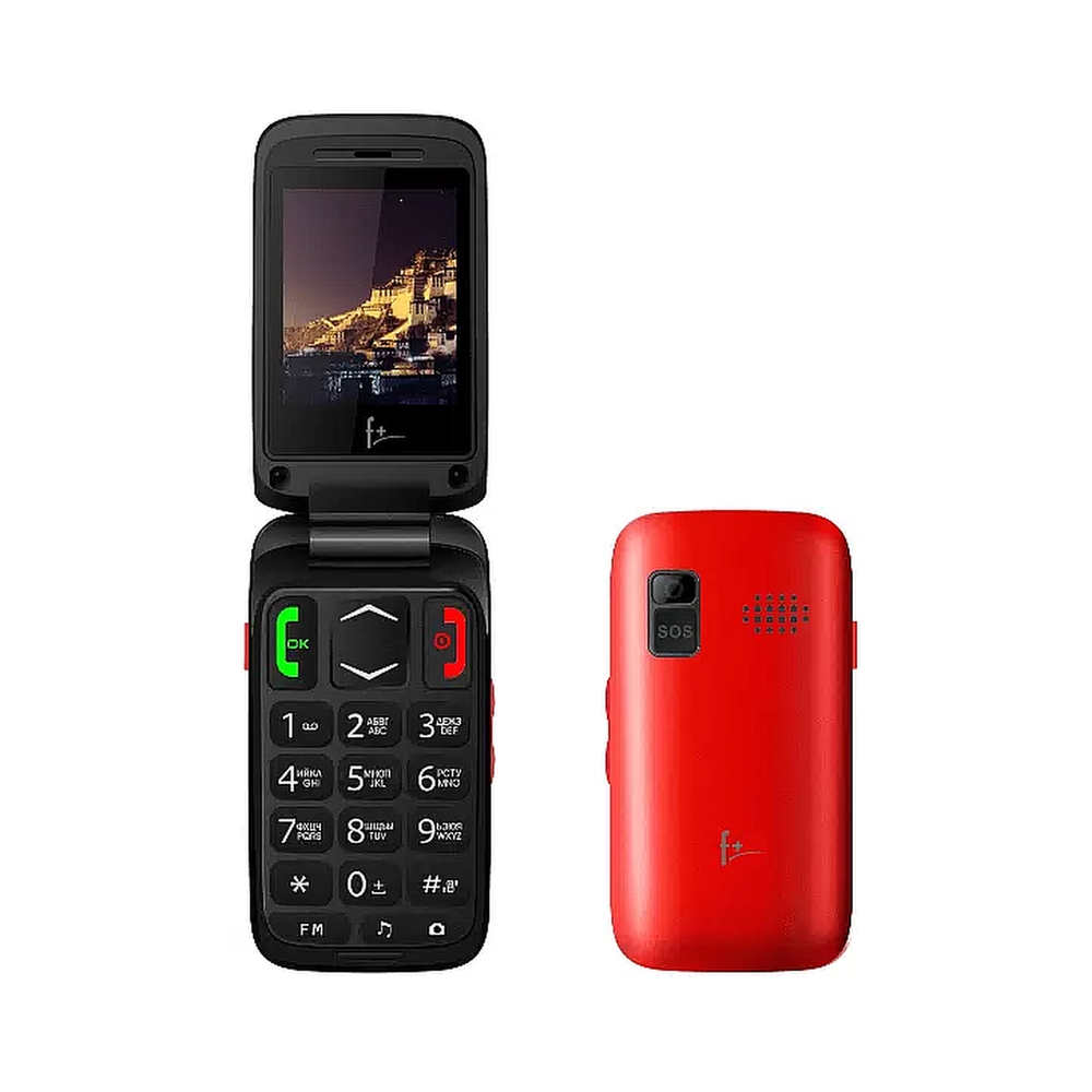 Телефон сотовый F+ Ezzy Trendy 1 Red, 2.4'' 240х320 — KSKSHOP.RU