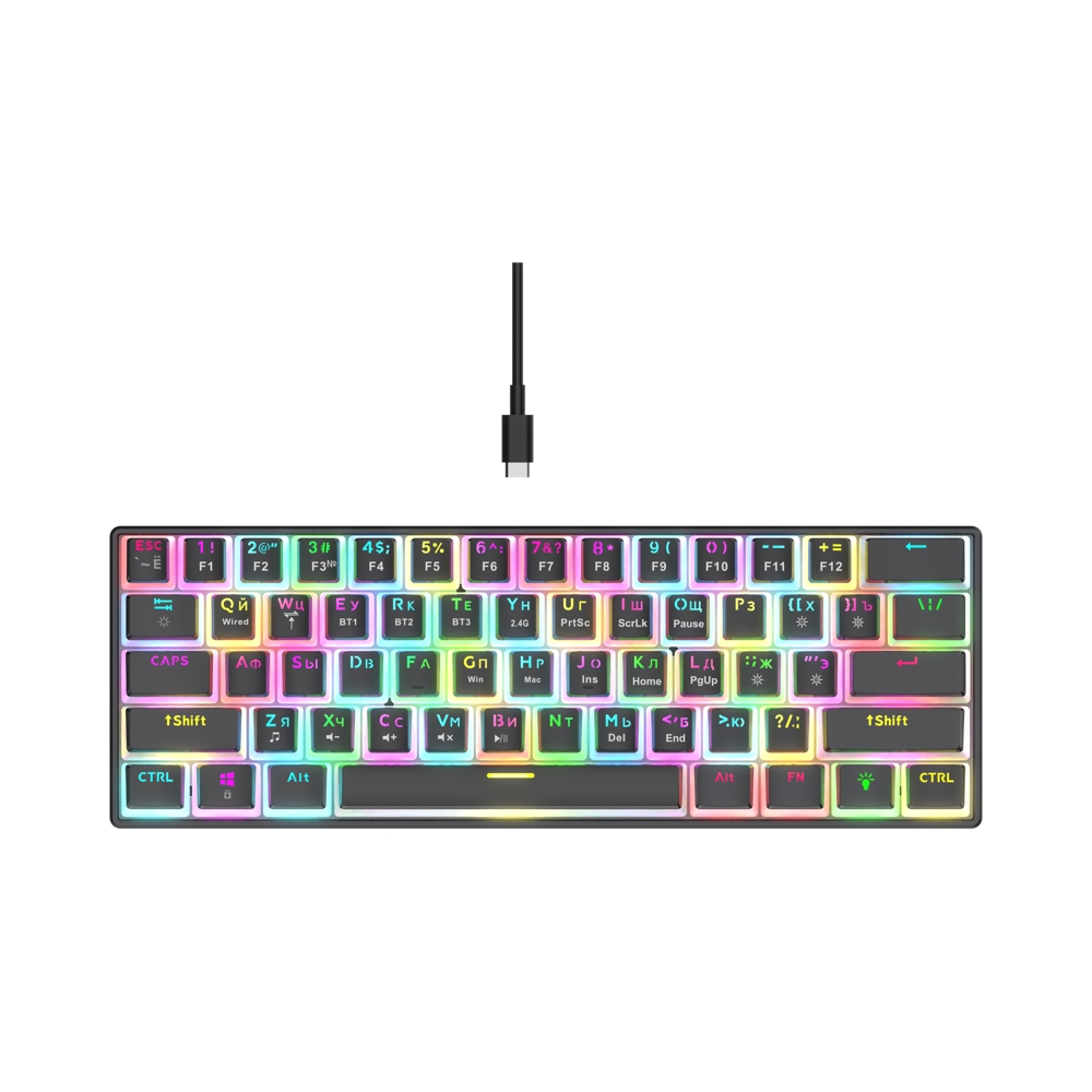 Беспроводная механическая клавиатура PANTEON T2 PRO BS Black — KSKSHOP.RU