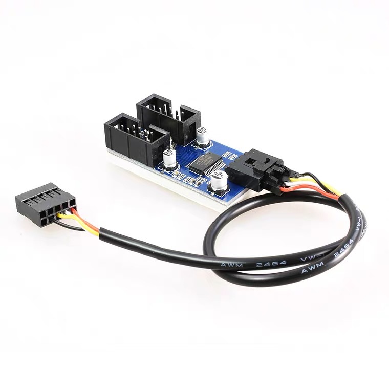 Разветвитель USB2.0 с материнской платы 1 to 2 — KSKSHOP.RU