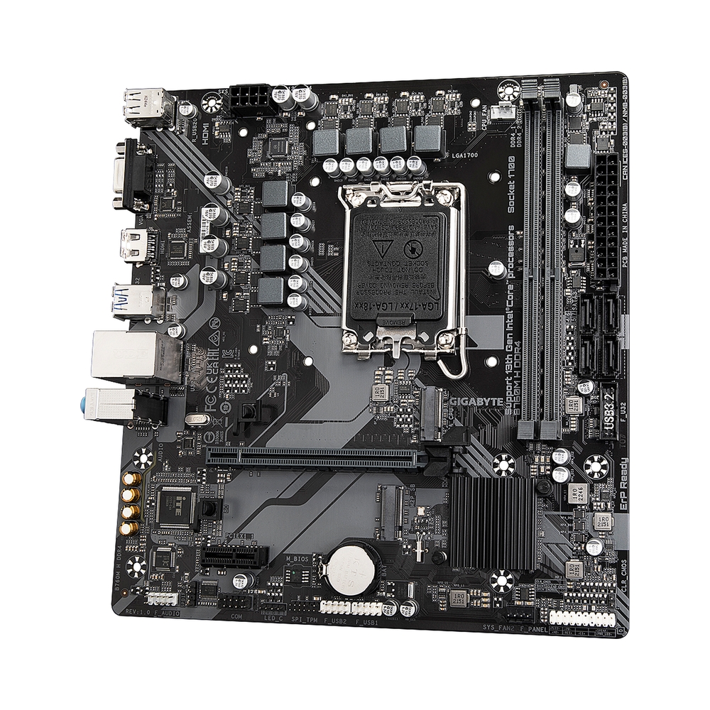 Материнская плата Gigabyte B760M H DDR4 — KSKSHOP.RU