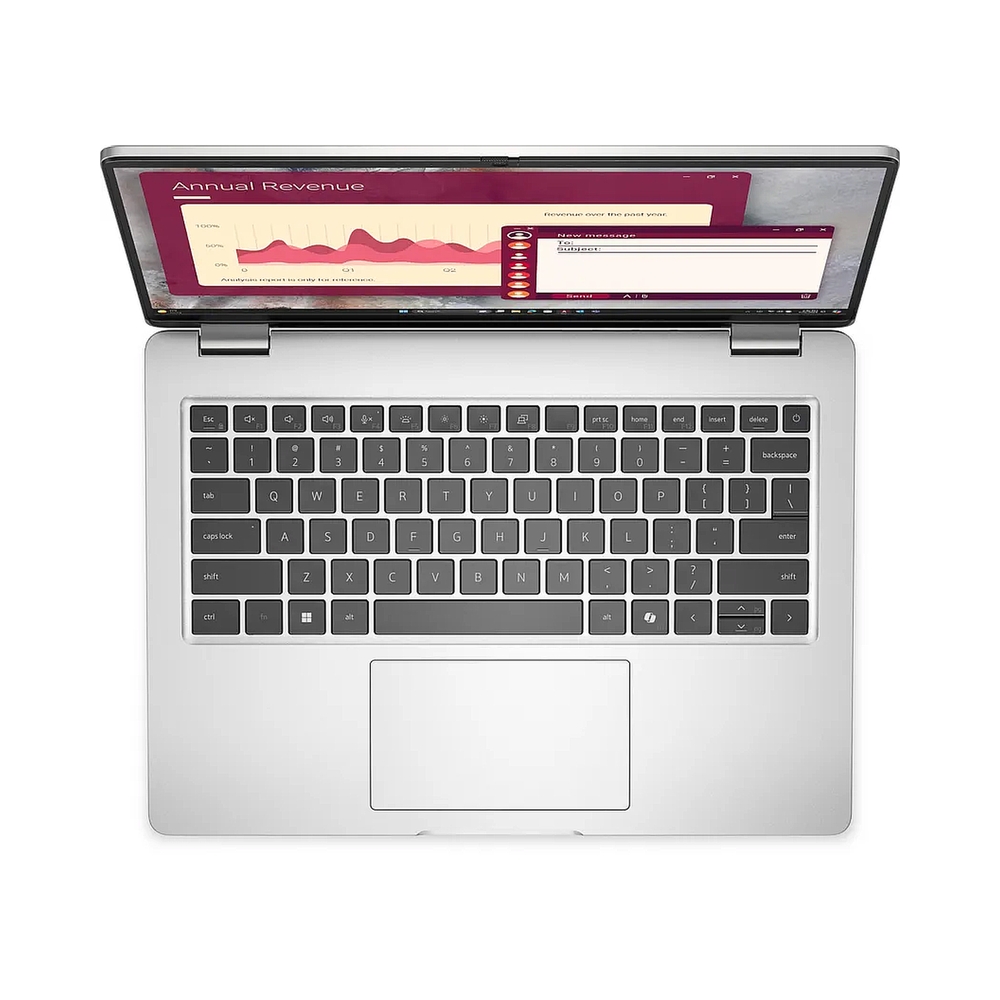 Ноутбук Dell Pro 14 Plus/14.0"/IPS/Intel Core Ultra 7 265U/32GB/1TB SSD/Intel graphics/Linux/серебристый/1.4kg — KSKSHOP.RU