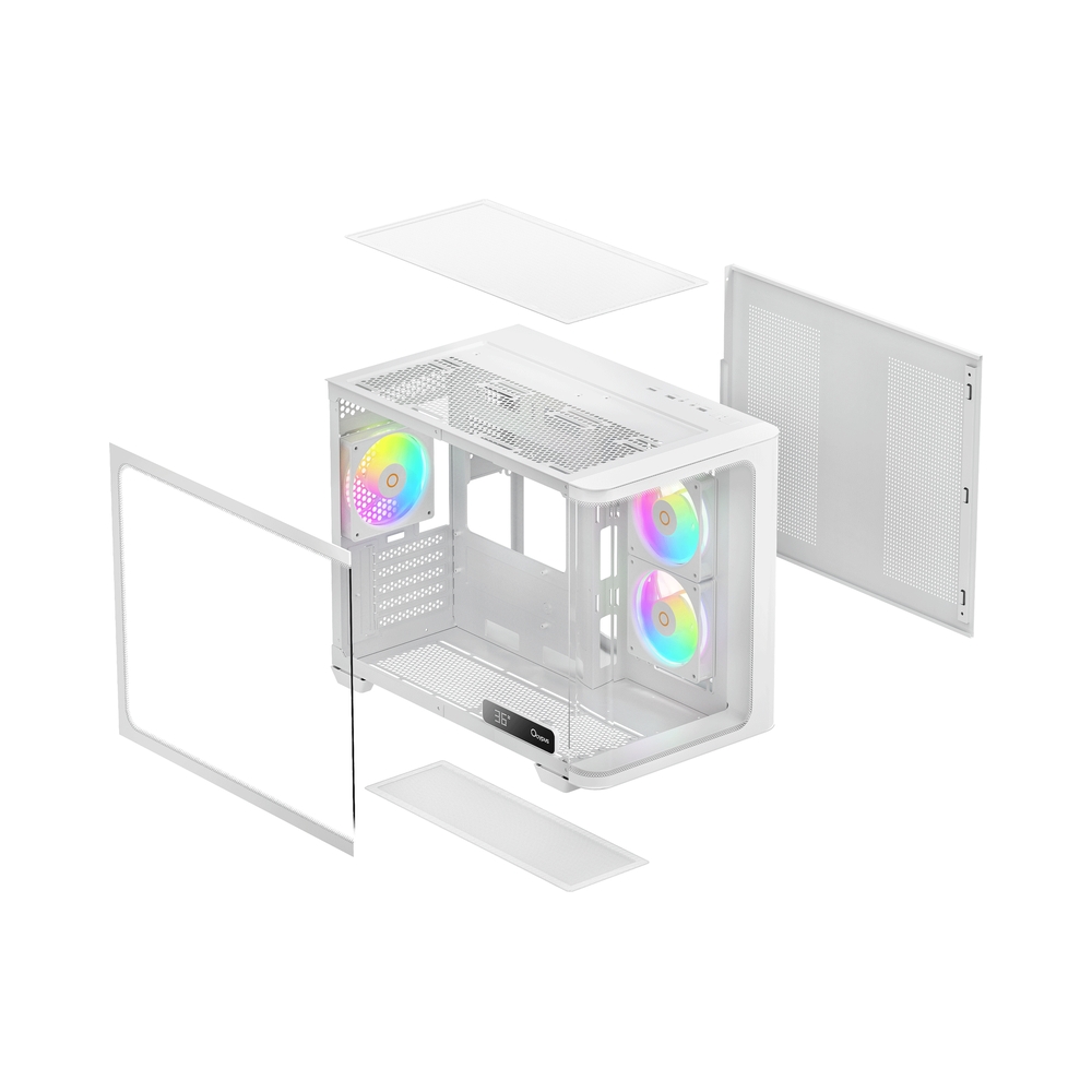Корпус Ocypus Iota C50 WH Curve ARGB Digital, белый — KSKSHOP.RU