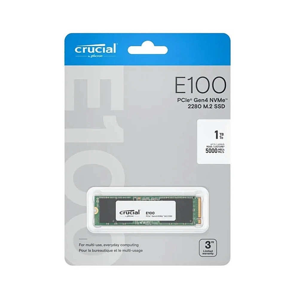 Накопитель SSD Crucial E100 [CT1000E100SSD8] 1TB — KSKSHOP.RU