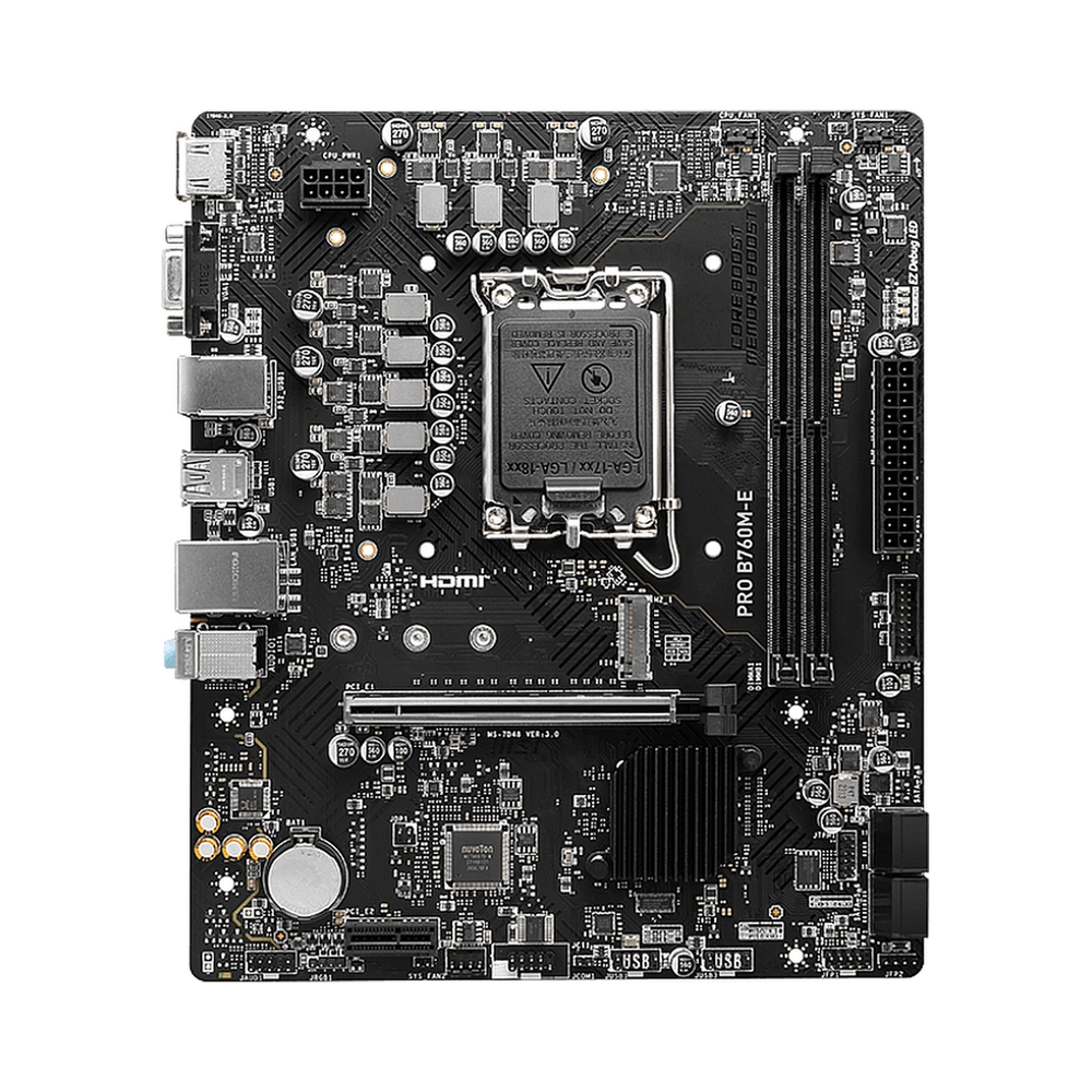 Материнская плата MSI PRO B760M-E DDR5 — KSKSHOP.RU