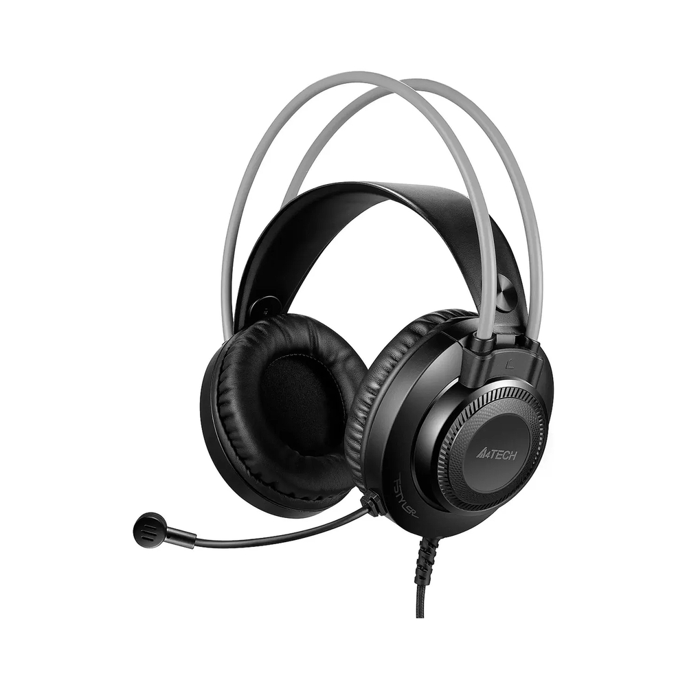 Наушники с микрофоном A4Tech Fstyler FH200i, серый — KSKSHOP.RU