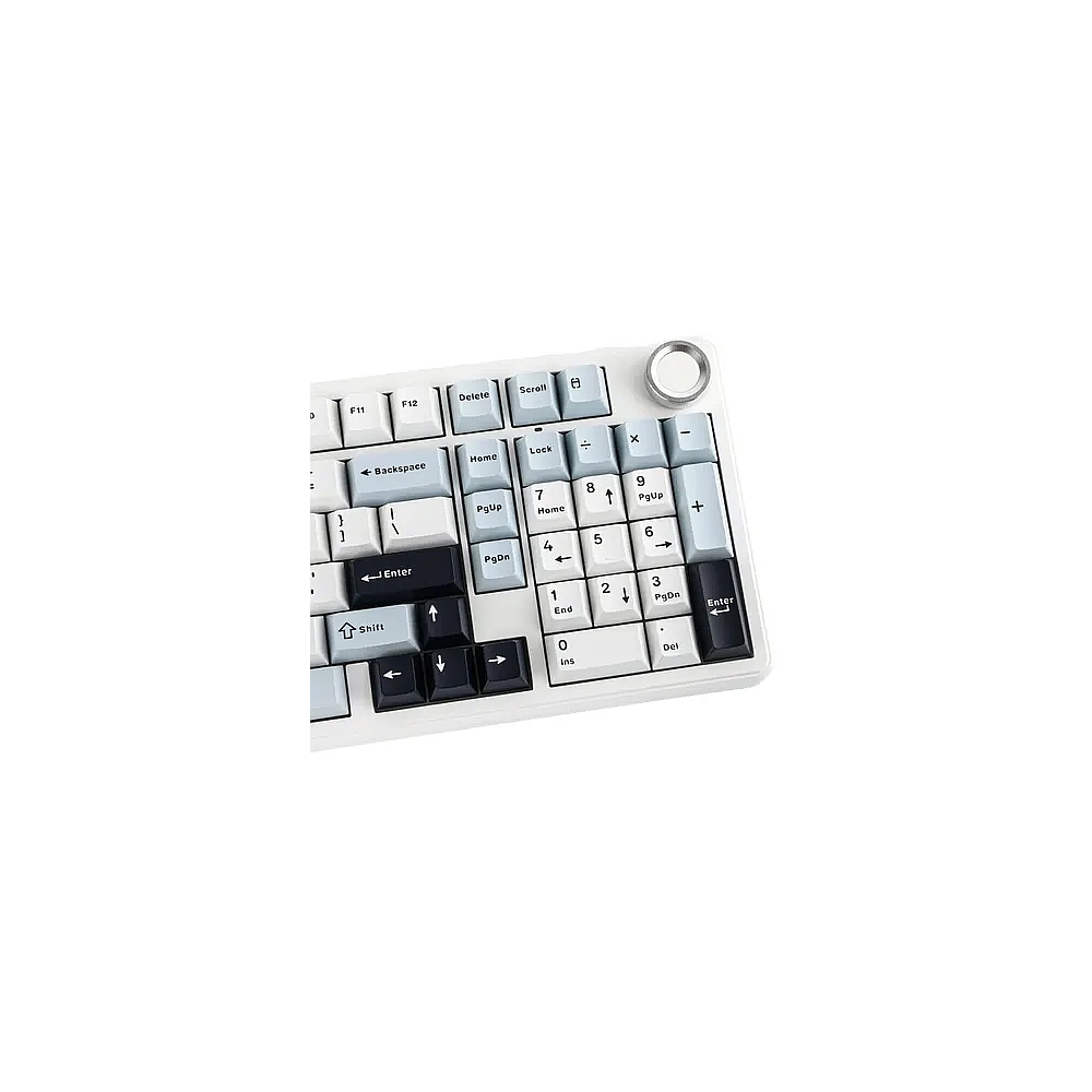 картинка Клавиатура беспроводная Aula F99 Pro Smoke Blue (USB, Bluetooth/Радиоканал) от магазина Одежда+
