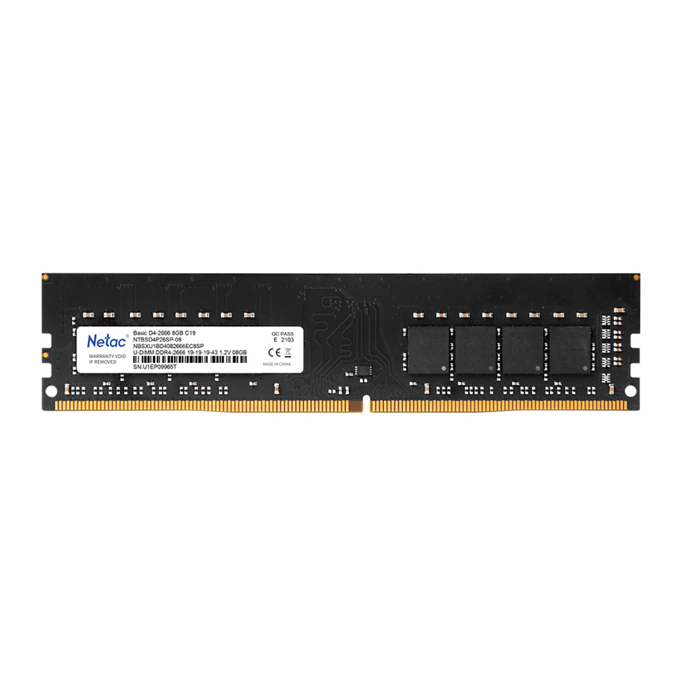 [Б/У] Оперативная память Netac Basic 8GB DDR4 [NTBSD4P26SP-08] — KSKSHOP.RU