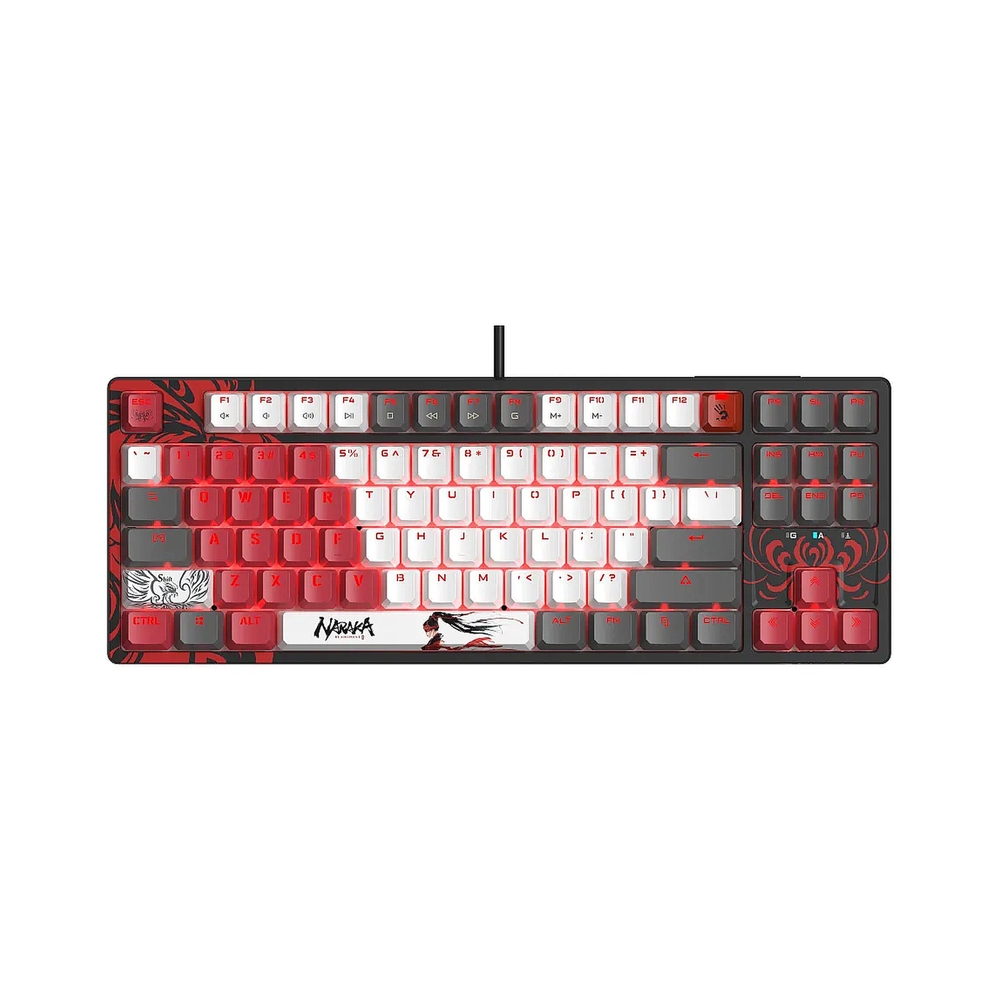 Клавиатура механическая A4Tech Bloody S87 Naraka черный/красный — KSKSHOP.RU