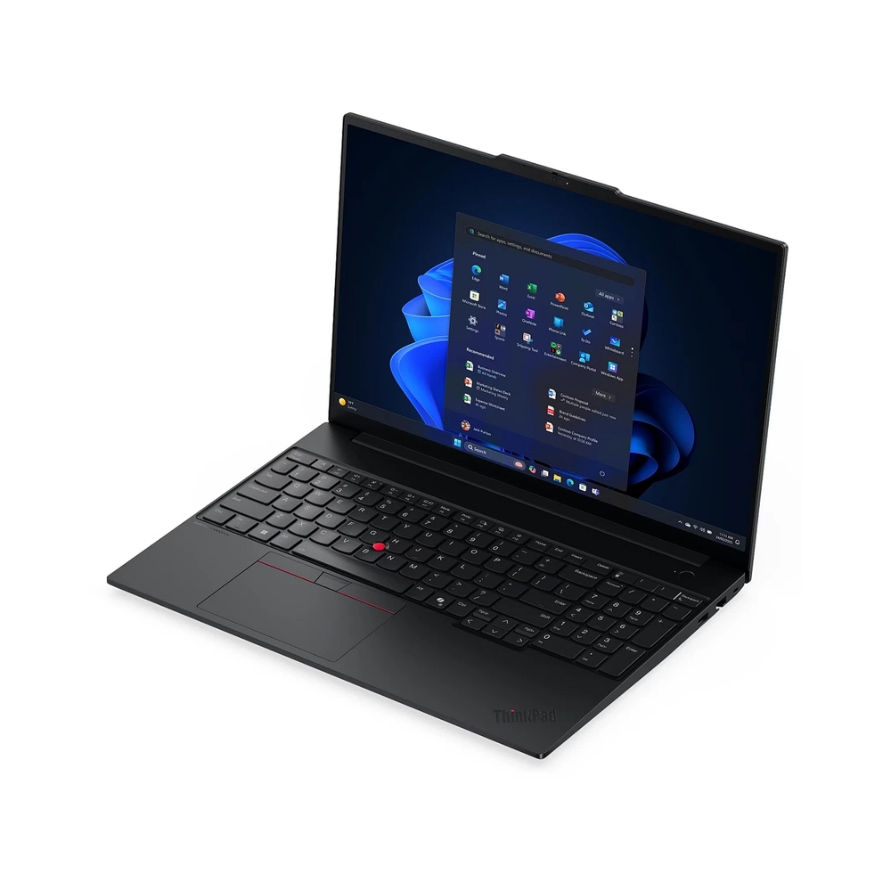 Ноутбук Lenovo ThinkPad E16 Gen 3 16" WUXGA (1920x1200) IPS 300N, Ultra 5 226V, 1x16GB SODIMM DDR5-5600, 512GB SSD M.2, Arc 140T, WiFi6E, BT, TPM2, FPR, FHD+IR Cam, 48Wh, 65W USB-C, NoOS, 1Y, 1.63kg — KSKSHOP.RU