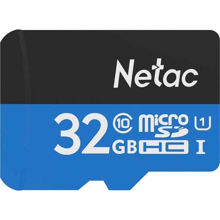 Флеш карта microSDHC 32GB Netac P500 (с SD адаптером) 80MB/s — KSKSHOP.RU