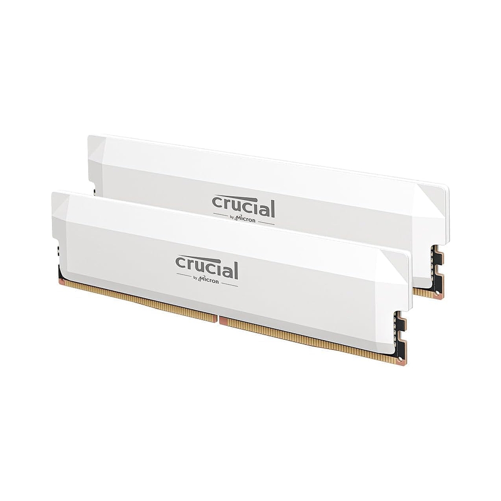 Оперативная память Crucial Pro White OC [CP2K16G64C38U5W] 32GB KIT D5 — KSKSHOP.RU