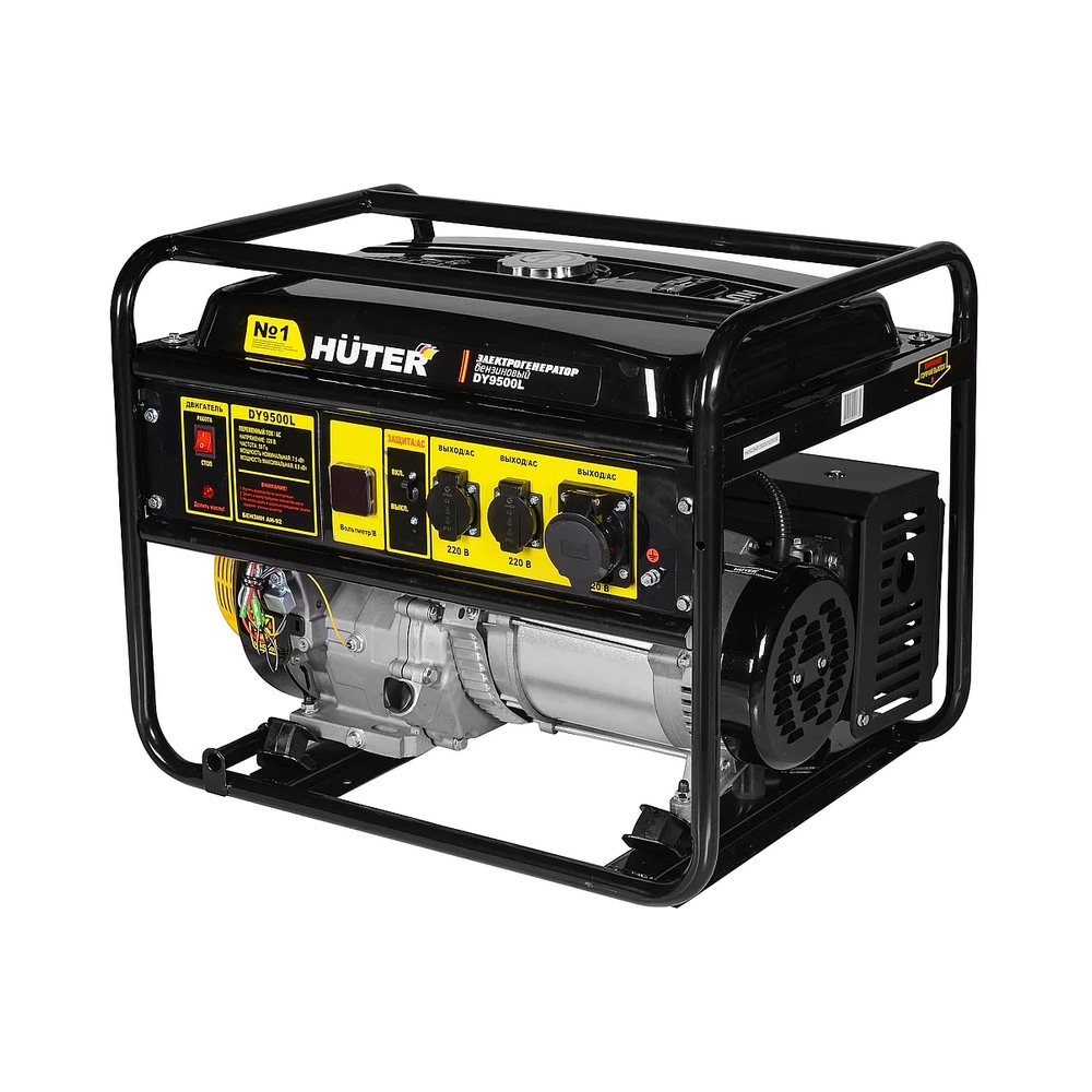 Электрогенератор бензиновый Huter DY9500L, 8 кВт, 91 дБ, 76 кг — KSKSHOP.RU