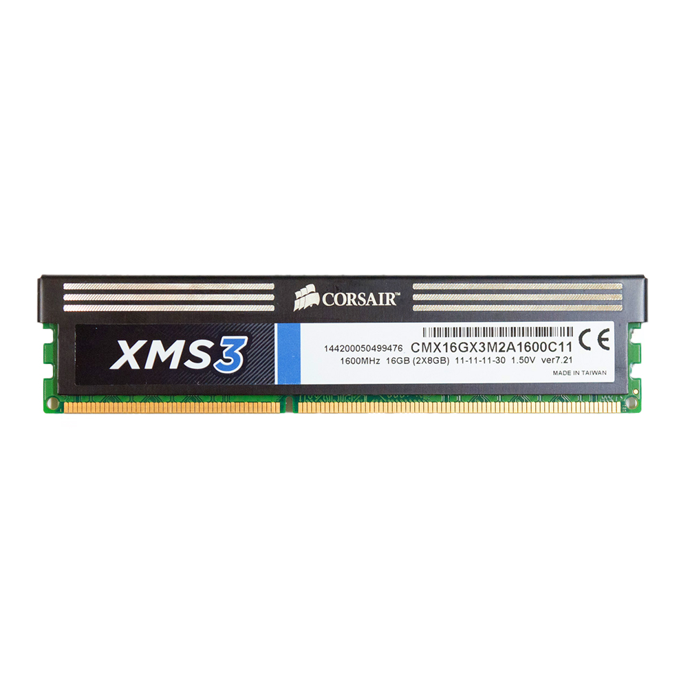 [Б/У] Оперативная память Corsair XMS3 8GB DDR3 [CMX16GX3M2A1600C11] — KSKSHOP.RU