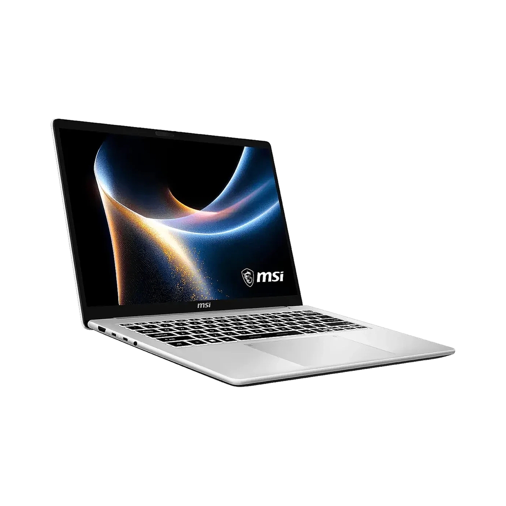 Ноутбук MSI Modern 14S AI+ G3MG-010XRU Intel Core Ultra 7 355/16Gb (1*16 D5)/SSD512Gb/UMA/14"/OLED/WUXGA/1920x1200/60Hz/NoOS/RJ-45/Silver/1.5kg — KSKSHOP.RU