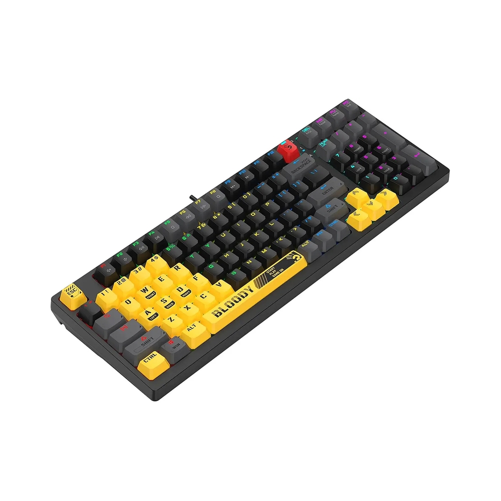 Клавиатура проводная A4Tech Bloody S98 Sports [SPORTS LIME] — KSKSHOP.RU