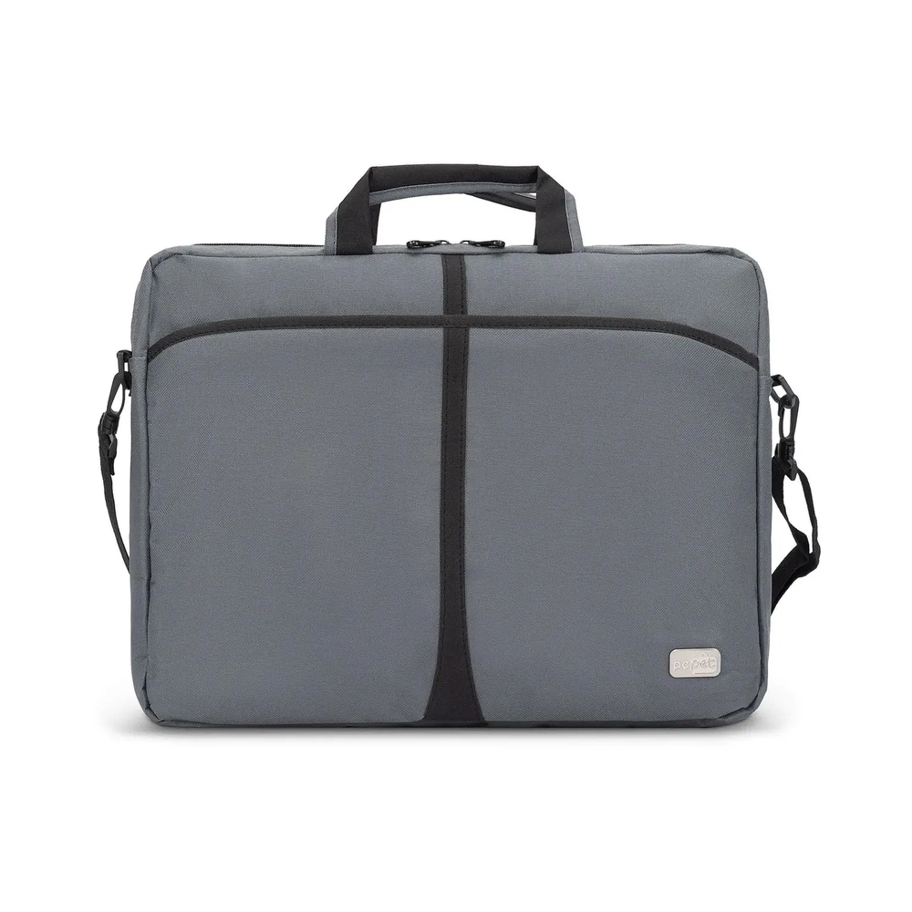 картинка Сумка для ноутбука 17" PC Pet 600D серый нейлон (PCP-A1317GY) от магазина Одежда+
