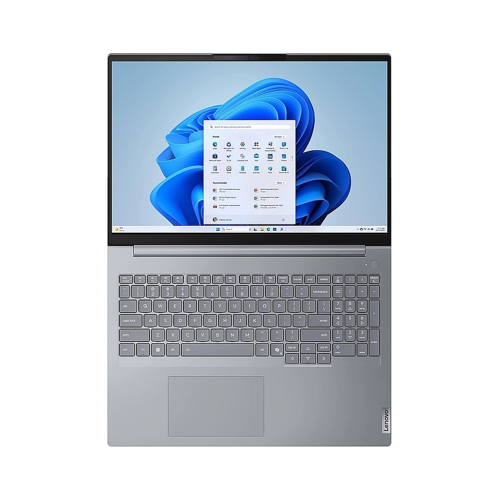 Ноутбук 16" IPS WUXGA LENOVO ThinkBook 16 G8 IRL grey (Core 7 240H/16Gb/512Gb SSD/VGA int/FP/noOS) ((21SH002VGQ)) — KSKSHOP.RU