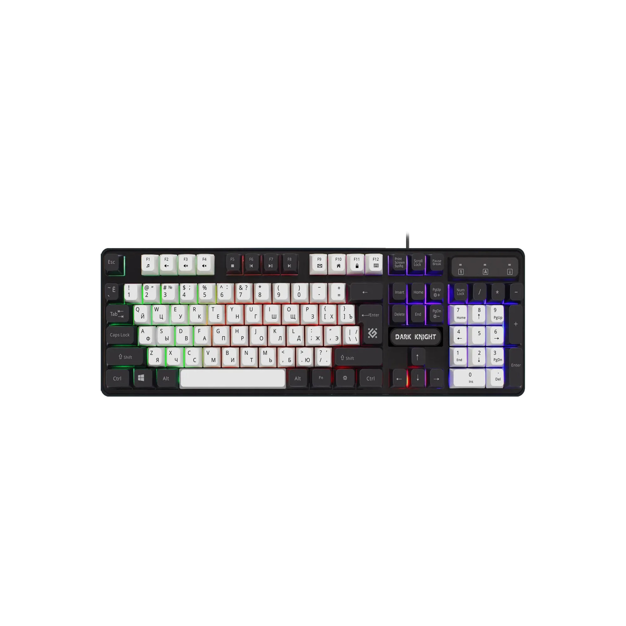 Клавиатура USB DEFENDER GK-077 DARK KNIGHT 45077 — KSKSHOP.RU